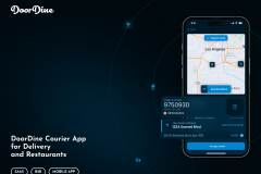 DoorDine Courier Mobile App - SaaS B2B product